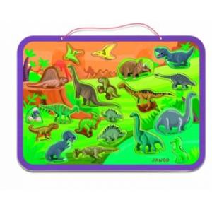 Puzzle magnetic - Dinozaurii - Janod