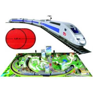 Trenulet electric de viteza TGV POS cu diorama - Mehano
