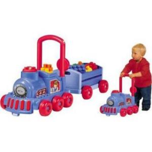 Trenulet cu vagon si cuburi - Ecoiffier