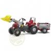 Tractor Rolly Junior cu remorca si cupa - Rolly toys