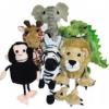 Papusi de deget 6 Animale din Africa - The Puppet Company
