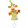 Jucarie muzicala de agatat Girafa - Brevi Soft Toys