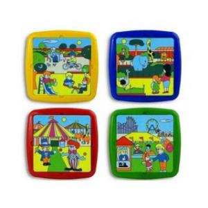 Set de 4 puzzle Timpul liber - Miniland Education