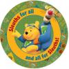 Covor pentru copii rotund Pooh and Tigger 100x100 cm Model 605 - Disney