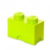 Cutie depozitare lego 1x2 verde deschis  - lego