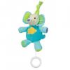 Jucarie muzicala de agatat Elefantel - Brevi Soft Toys