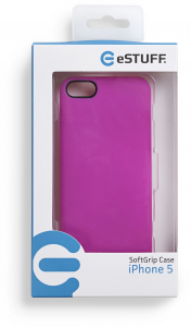 Husa spate protectie eSTUFF telefon roz pink Apple iPhone 5 - 5S