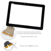 Touchscreen digitizer geam sticla asus transformer