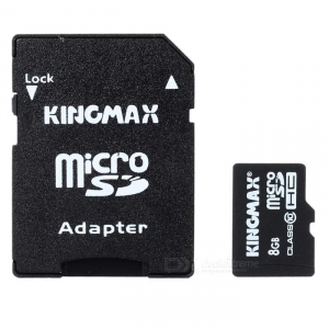 Card memorie microSDHC Class 10 Kingmax 8GB cu adaptor