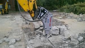 Ciocan hidraulic buldo excavator