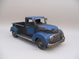 Blue Old Truck masina artizanala din metal