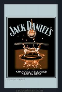 Jack Daniel's charcoal mellowed oglinda publicitara