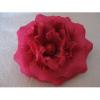 Elastic par cu floare din material textil rosu 1