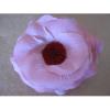 Elastic par cu floare din material textil roz 1