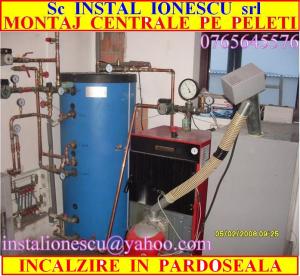 Centrale gaz pardoseala