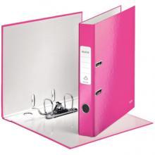 Biblioraft A4, PP, 50 mm, roz metalizat, Leitz 180 WOW