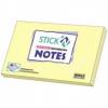 Notes autoadeziv, 76x127mm, 100 file, galben pastel, stickn