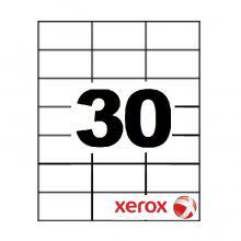 Etichete albe autoadezive 30/A4, 70x29.6mm, 100 coli/top, Xerox