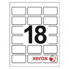 Etichete albe autoadezive 18/A4, 63.5x46.6mm, 100 coli/top, Xerox