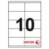 Etichete albe autoadezive 10/A4, 105x58mm, 100 coli/top, Xerox