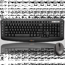 Kit Tastatura + Mouse Wireless, NJOY