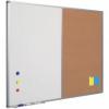 Tabla combi cu rama din aluminiu (whiteboard / pluta) 60 x 90 cm, SMIT