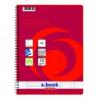 Caiet cu spira A4, matematica, 80 file, Herlitz X-Book College