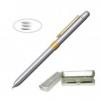 Pix multifunctional de lux, doua culori+creion mecanic 0.5mm, corp argintiu, PENAC Slim