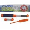 Blister stilou pentru dreptaci , orange, schneider base kid