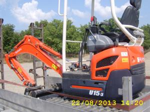 Miniexcavator kubota pe