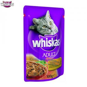 Hrana umeda pisici Whiskas iepure si mazare 100 gr
