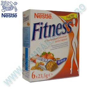 Cereale capsuni batoane Fitness 6 buc x 23.5 gr