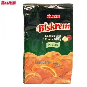 Biscuiti cu crema mere Biskrem 220 gr