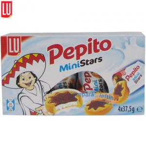 Biscuiti Lu Pepito Mini Stars 4 buc x 37.5 gr
