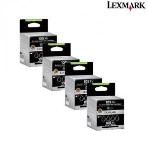 Cartus Lexmark 105XL  4 pack  14N0845  Negru