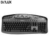 Tastatura Delux DLK-7016UO  Office  Black  USB