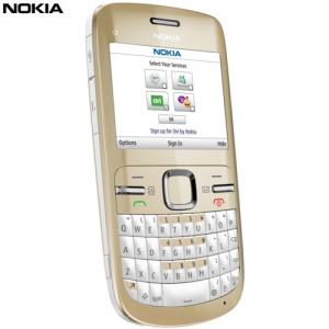 Telefon mobil Nokia C3 Golden White