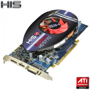 Placa video ATI HD5770 HIS H577FM1GD  PCI-E  1 GB  128bit
