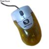 Mouse optic mini Serioux Rainbow 580 USB Transparent Yellow