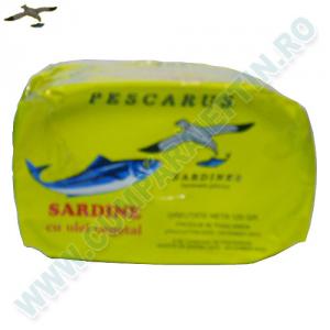 Sardine in ulei vegetal Pescarus 125 gr
