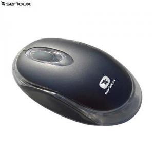 Mouse optic Serioux Neo 9000 USB+PS/2 Metallic Gray