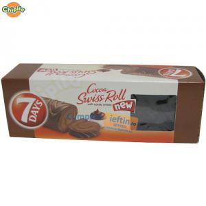 Rulada cu crema de cacao glazurata Chipita 7 Days Swiss Roll 270 gr