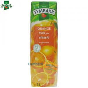 Suc natural de portocale 100% Tymbark 3buc x 1 L