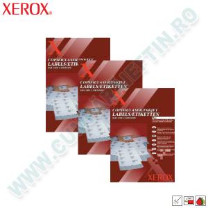 Etichete autoadezive colturi drepte Xerox  100 coli/top  400 etichete  105 x 148.5 mm