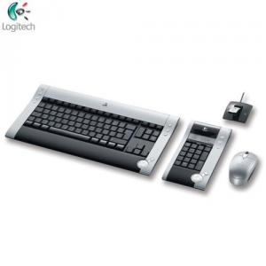 Kit wireless tastatura si mouse optic Logitech diNovo Notebook  USB