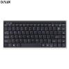 Tastatura Delux DLK-K1100 Slim Multimedia fara num pad USB Black-White