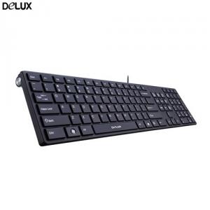 Tastatura Delux DLK-K1000U Slim Multimedia USB Black