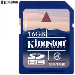 Card memorie Secure Digital Kingston  16 GB  Clasa 4