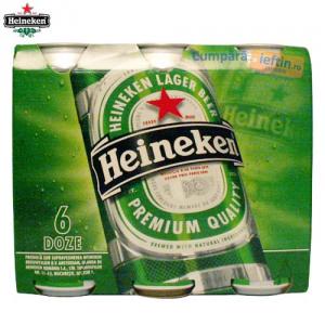 Bere Heineken Pack 6 doze x 0.5 L