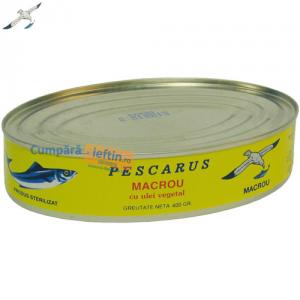 Macrou in ulei vegetal Pescarus 400 gr